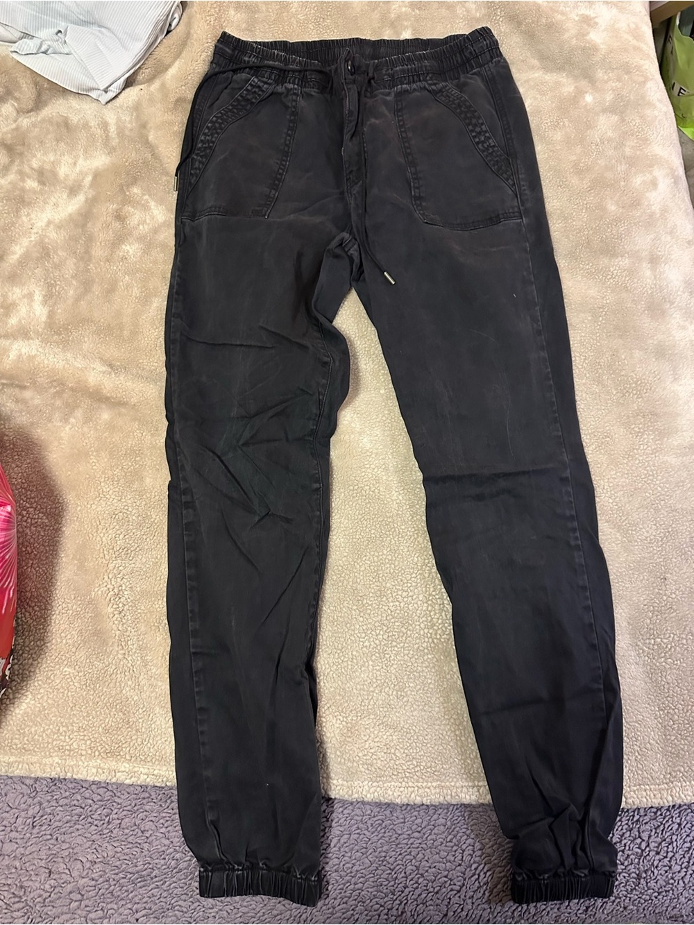 American Eagle Outfitters Men's Black Relaxed Jogger Jeans